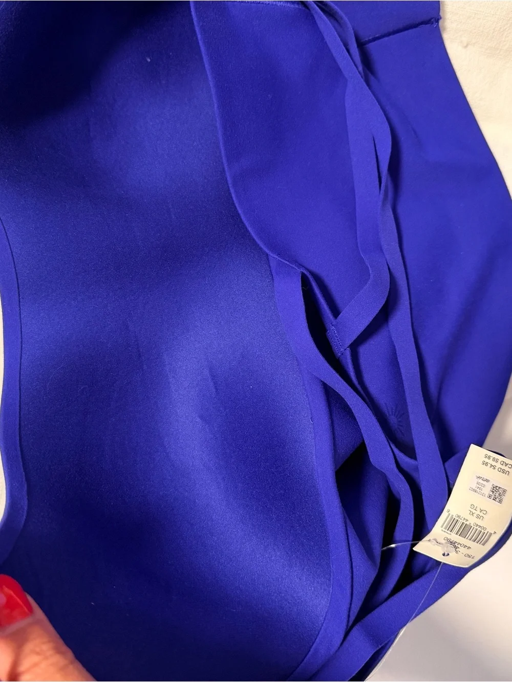 NWT aerie Strappy Sports Bra in Royal Blue